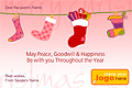 Christmas eCards Design (Peace, Goodwill & Happiness)